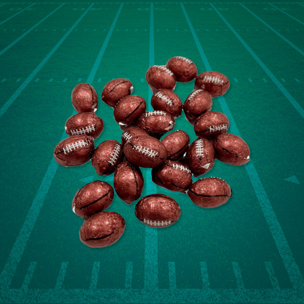 Mini Chocolate Footballs